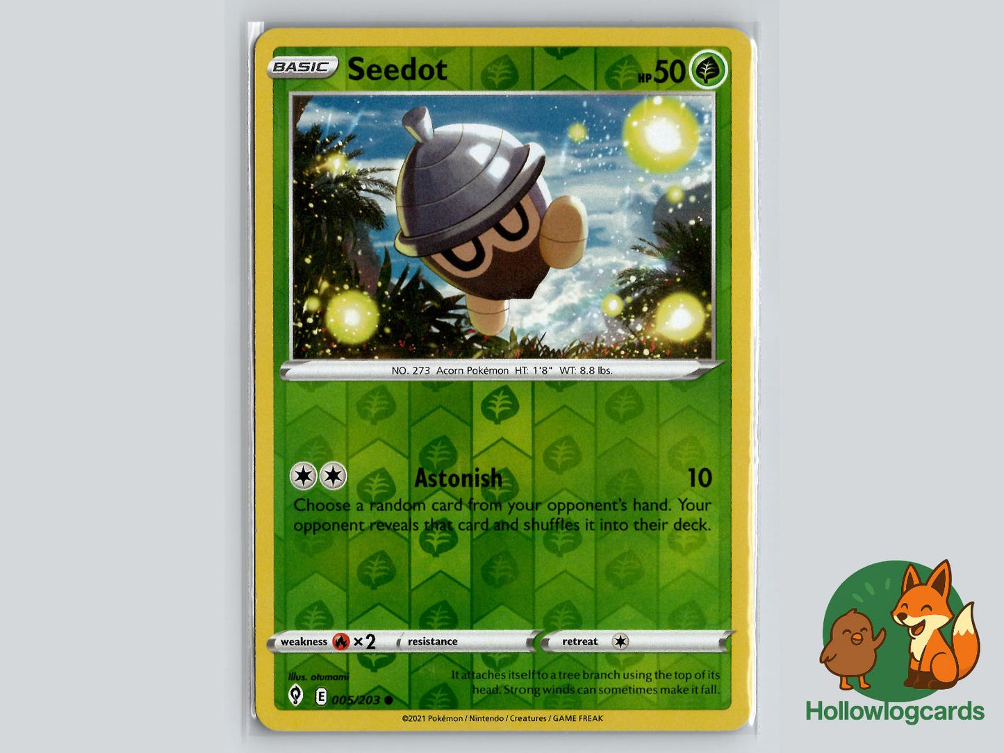 Seedot (005/203) - Evolving Skies Pokémon Card