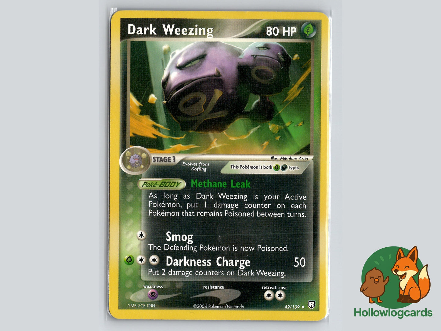 Image of Dark Weezing Team Rocket Returns (TR) #42