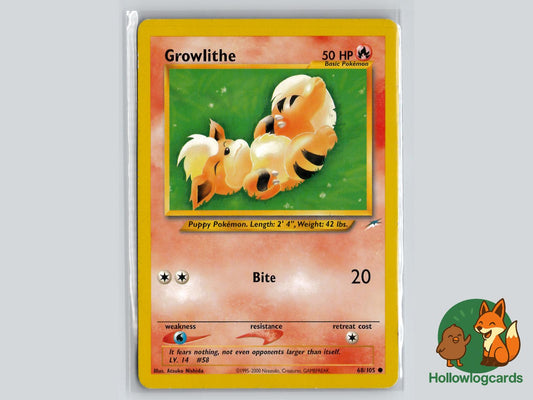 Growlithe (68/105) - Neo Destiny Pokémon Card