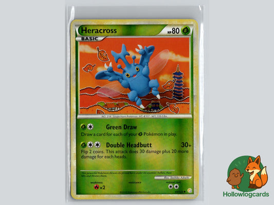 Heracross (43/123) - HeartGold & SoulSilver Pokémon Card