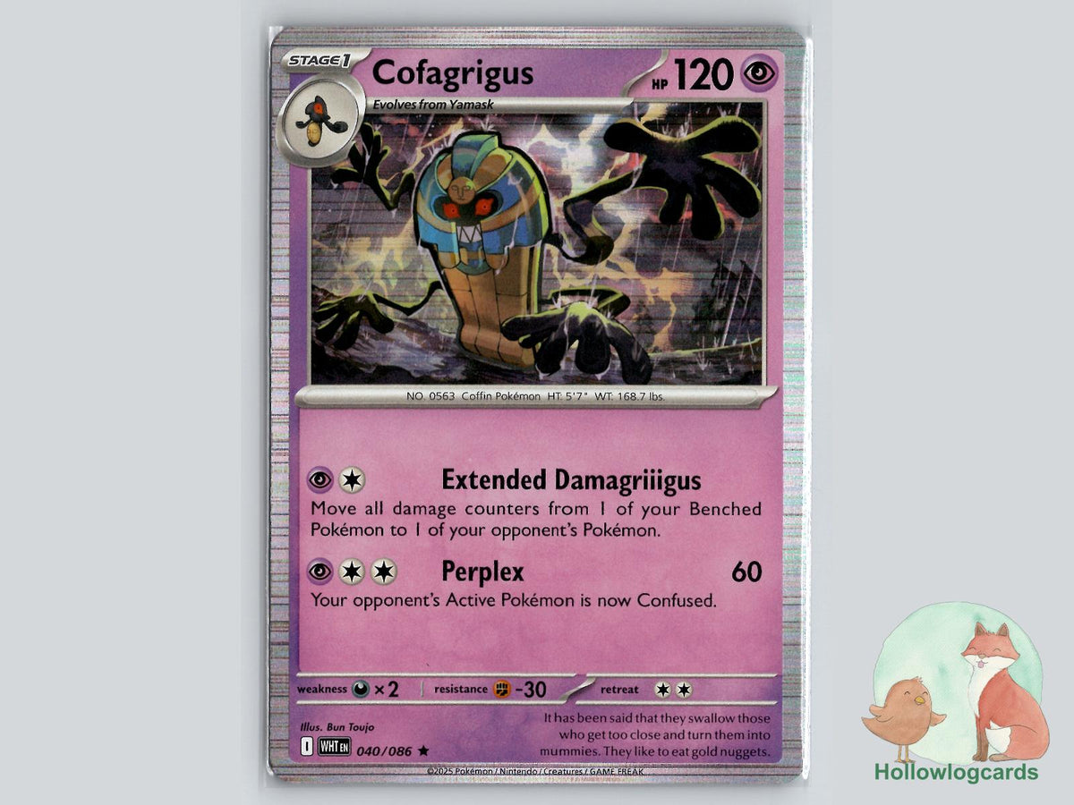 Cofagrigus (040/086) - White Flare Pokémon Card