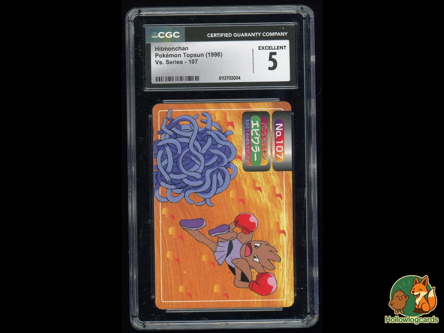 Graded Hitmonchan (107) Pokémon Card