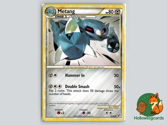 Metang (30/90) - Undaunted Pokémon Card