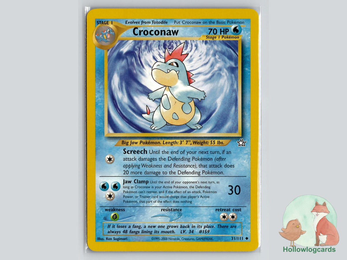 Croconaw (31/111) - Neo Genesis Pokémon Card