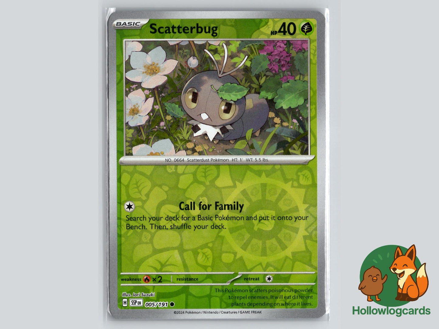 Scatterbug (005/191) - Surging Sparks Pokémon Card
