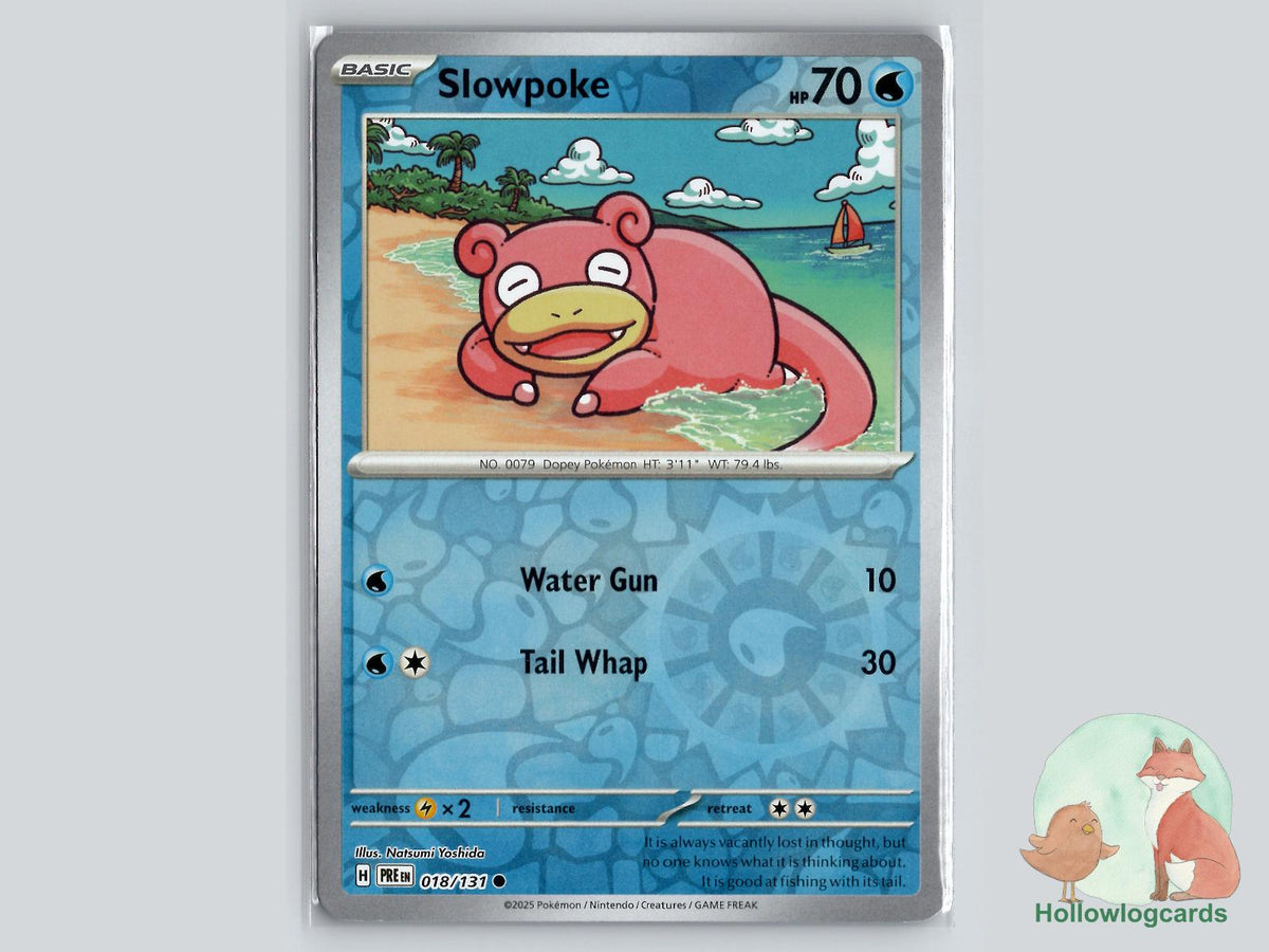 Slowpoke (018/131) - Prismatic Evolutions Pokémon Card