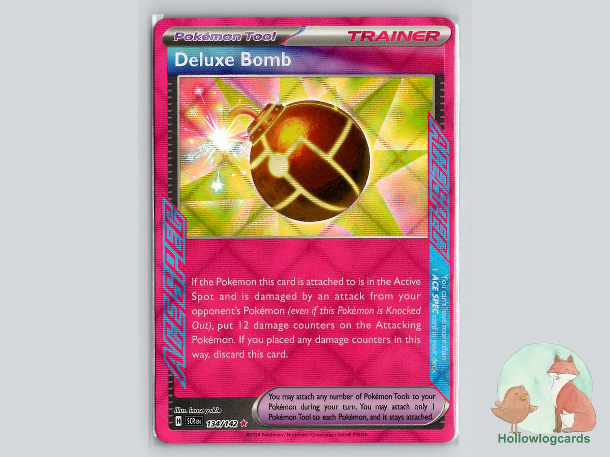 Deluxe Bomb (134/142) - Stellar Crown Pokémon Card