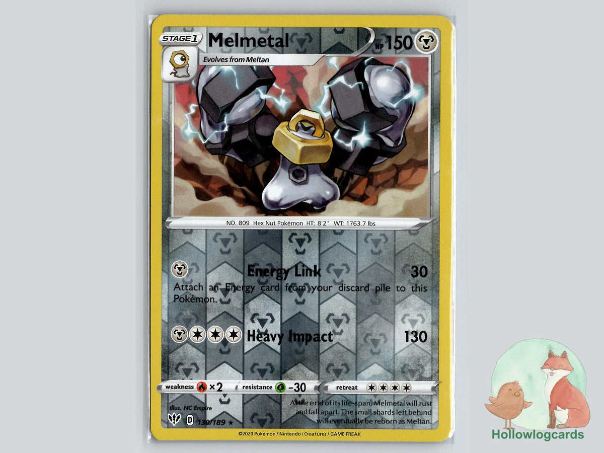 Melmetal (130/189) - Darkness Ablaze Pokémon Card