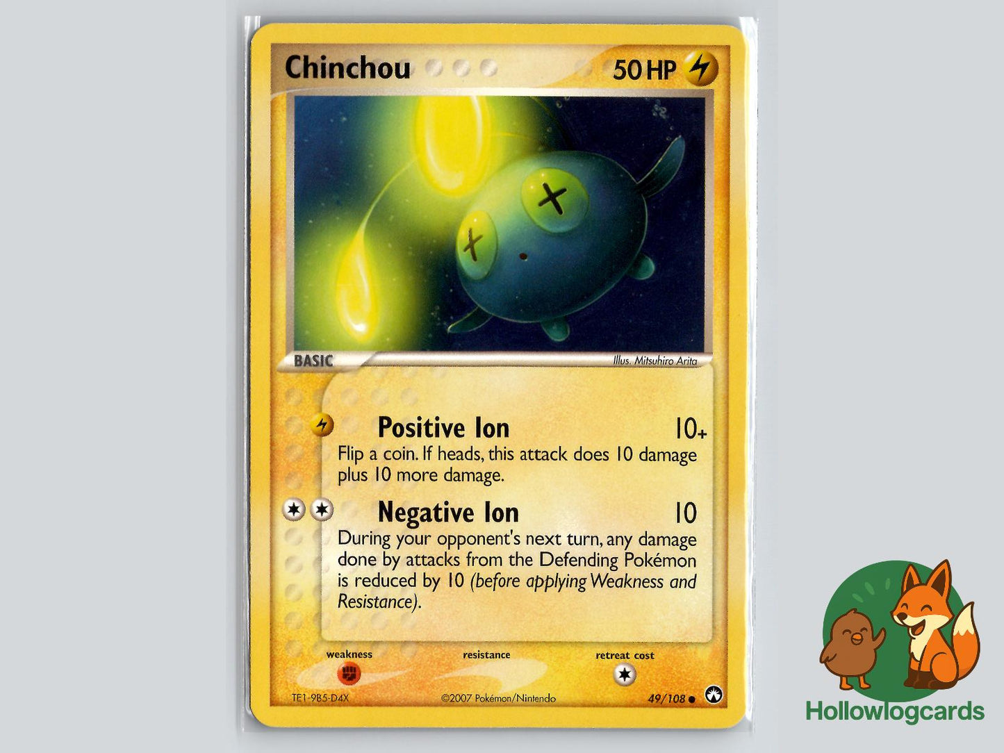 Chinchou (49/108) - Power Keepers Pokémon Card