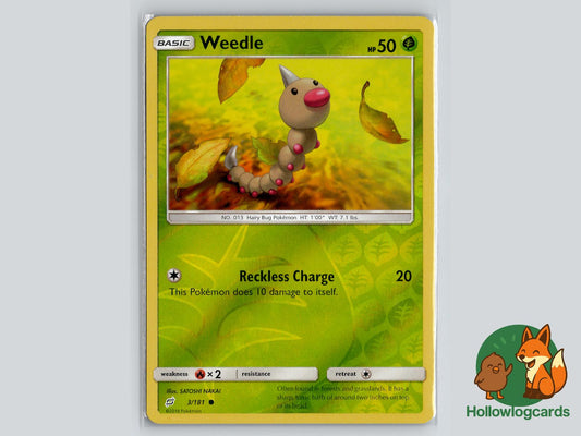 Weedle (3/181) - Team Up Pokémon Card