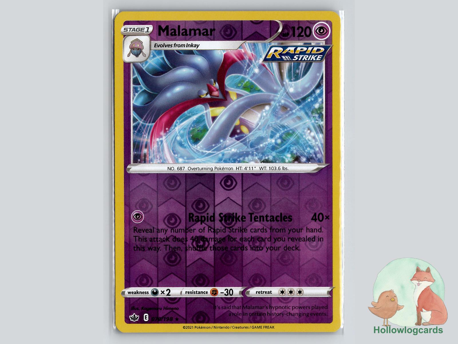Malamar (070/198) - Chilling Reign Pokémon Card