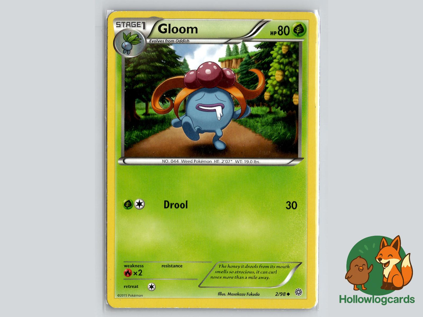 Gloom (2/98) - Ancient Origins Pokémon Card
