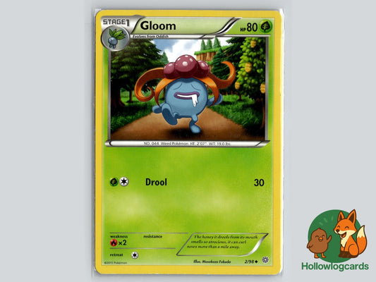 Gloom (2/98) - Ancient Origins Pokémon Card