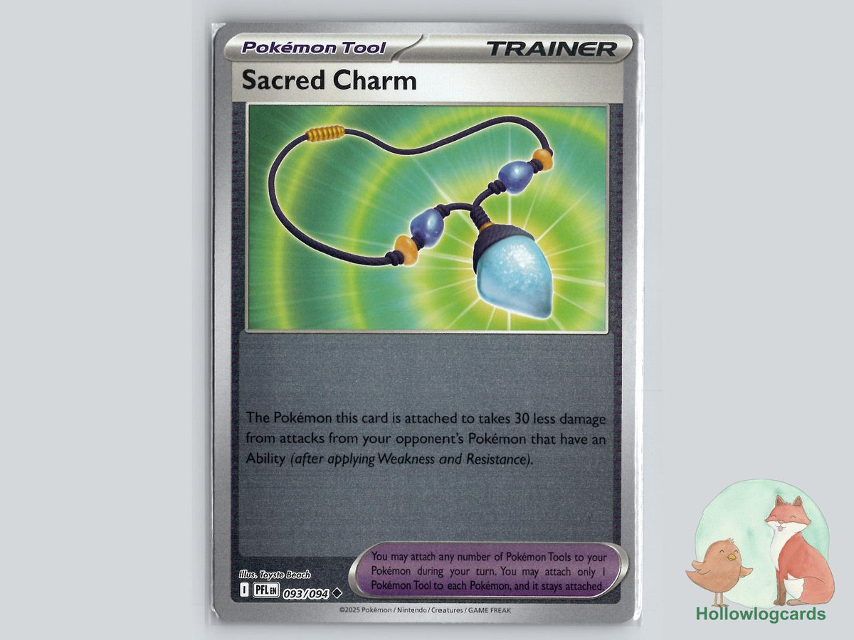 Sacred Charm (093/094) - Phantasmal Flames Pokémon Card