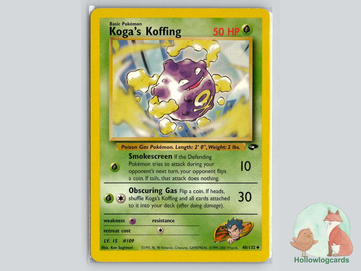 Koga's Koffing (48/132) - Gym Challenge Pokémon Card