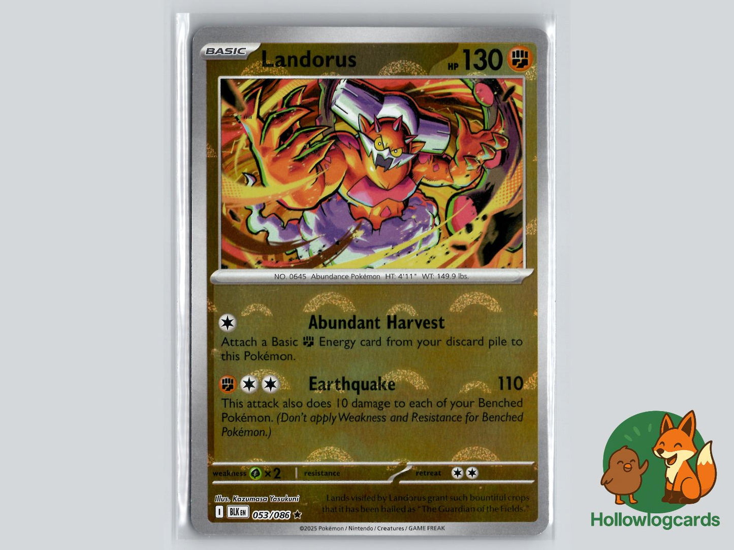 Landorus (053/086) - Black Bolt Pokémon Card