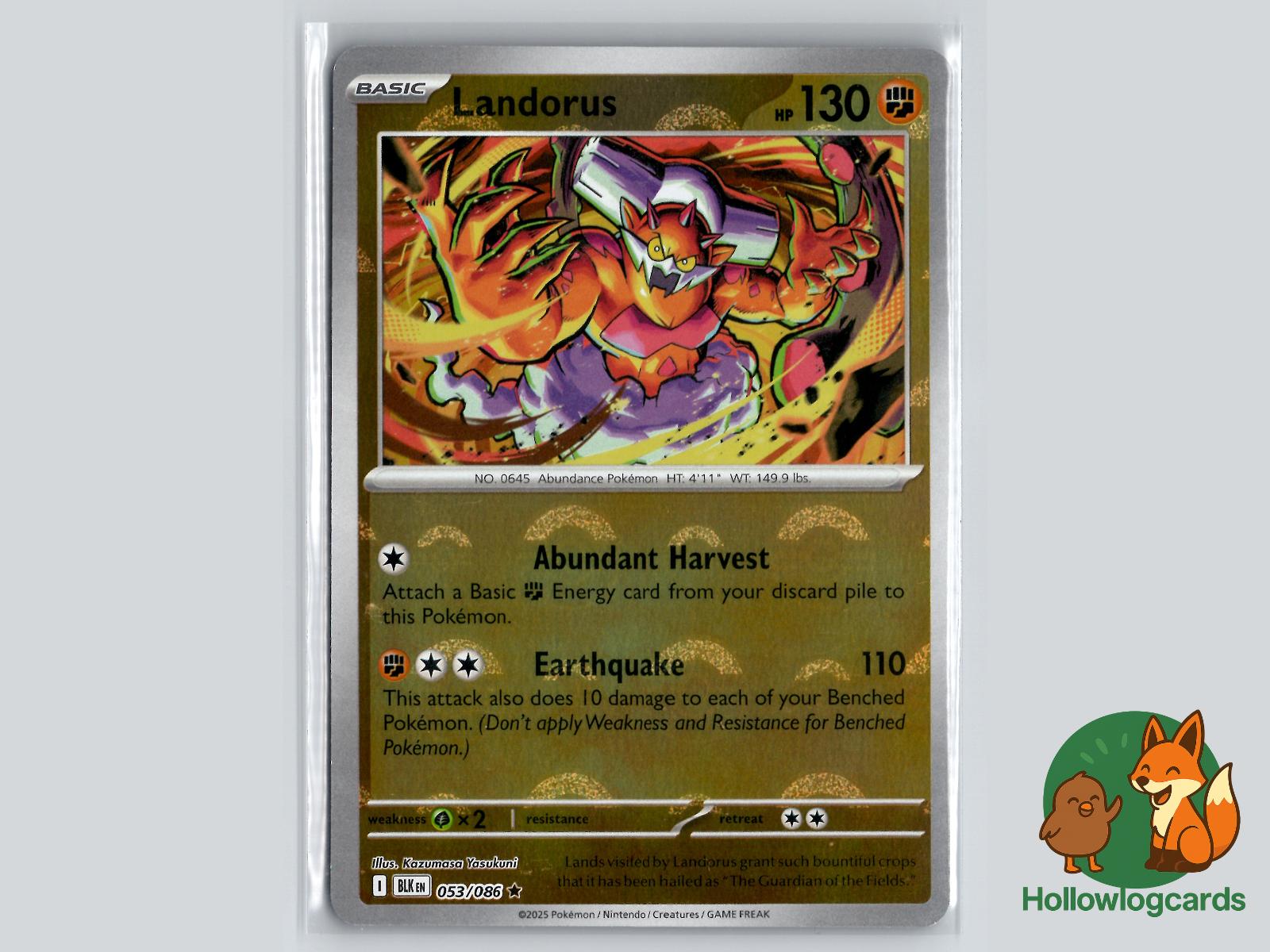 Landorus (053/086) - Black Bolt Pokémon Card
