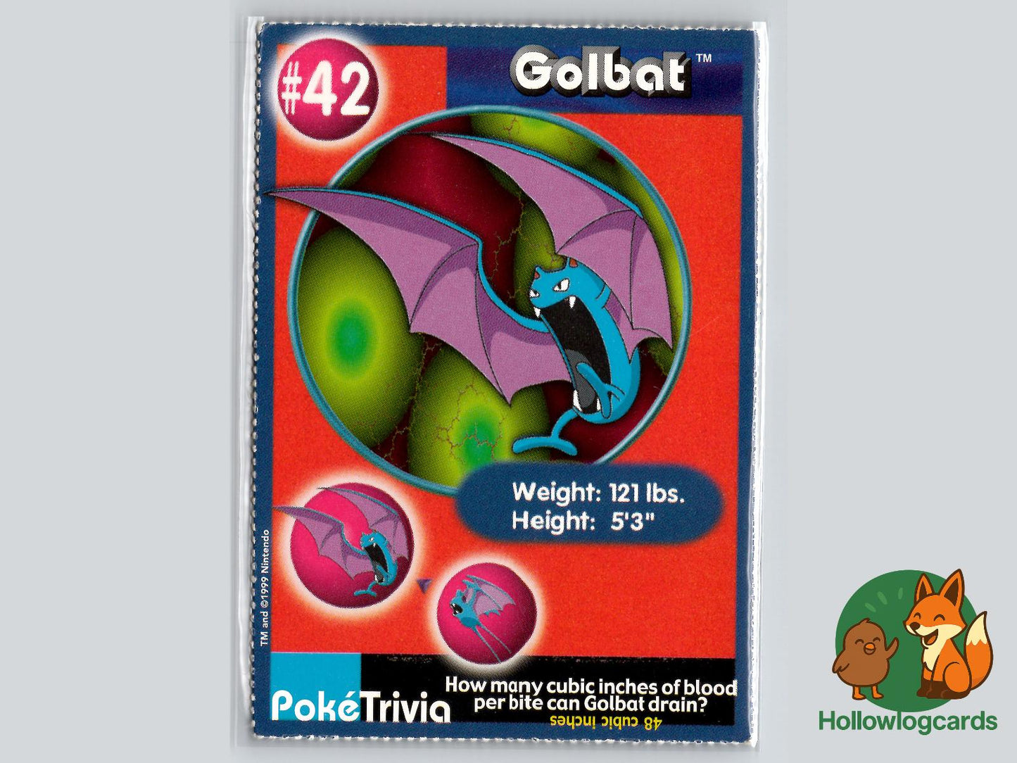 Golbat (42) Pokémon Card