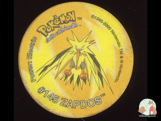 Zapdos #145 2001 Pokémon Tazo - Heavily Played HP