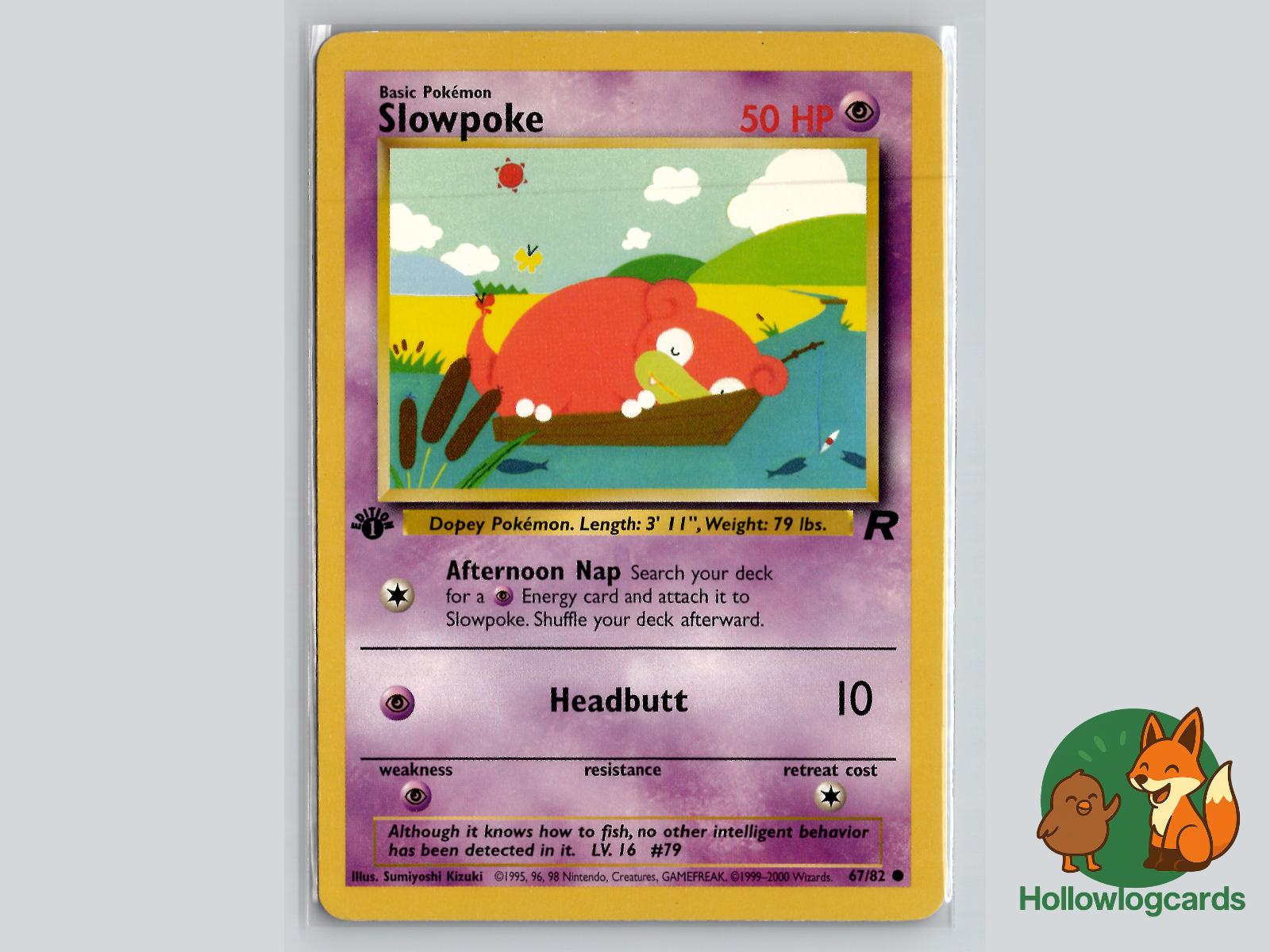 Slowpoke (67/82) - Team Rocket Pokémon Card