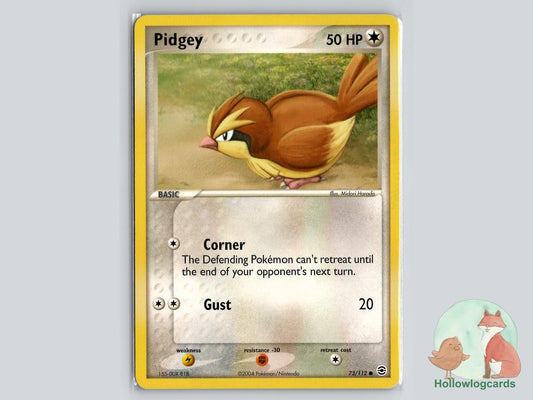 Pidgey (73/112) - FireRed & LeafGreen Pokémon Card