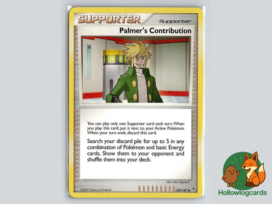 Palmer's Contribution (139/147) - Supreme Victors Pokémon Card