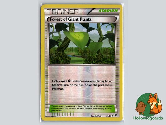 Forest of Giant Plants (74/98) - Ancient Origins Pokémon Card