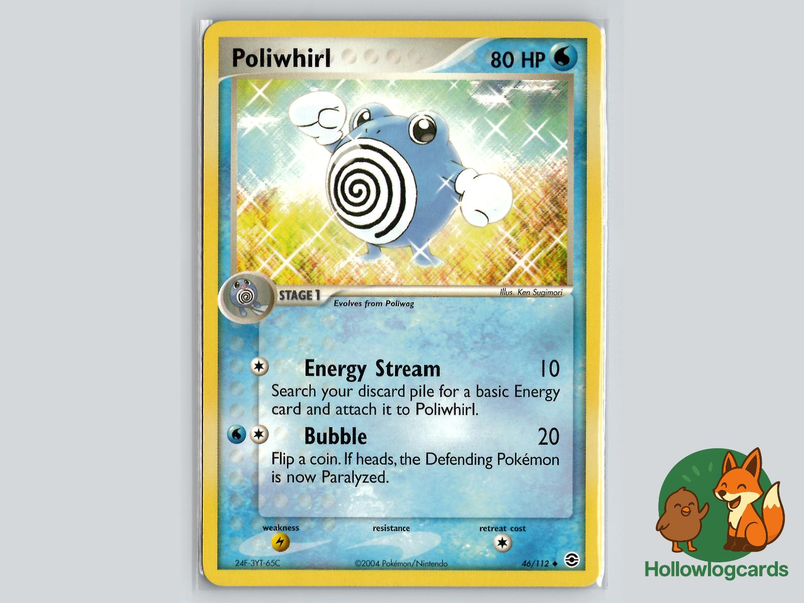 Poliwhirl (46/112) - FireRed & LeafGreen Pokémon Card