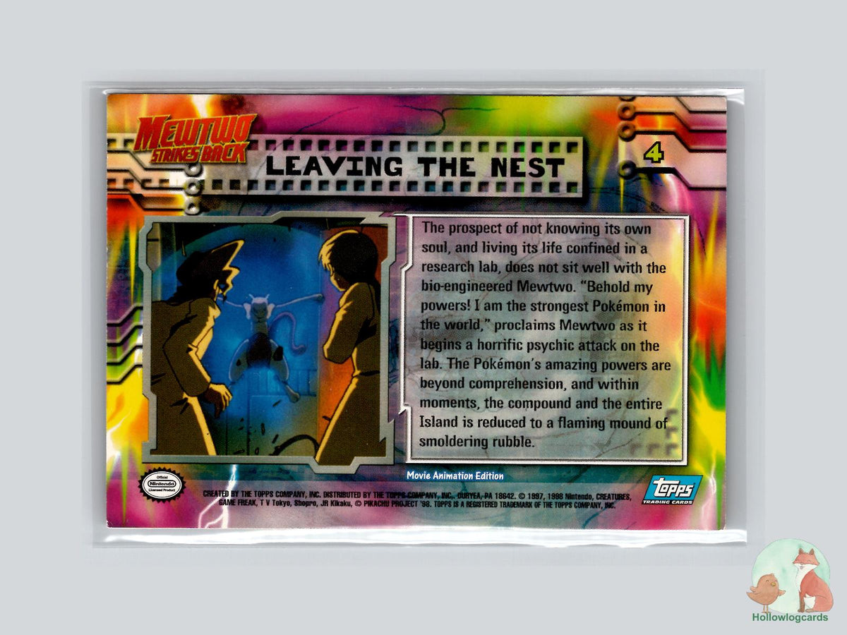 Leaving The Nest [Mewtwo] (#4) - Topps Mewtwo Strikes Back
