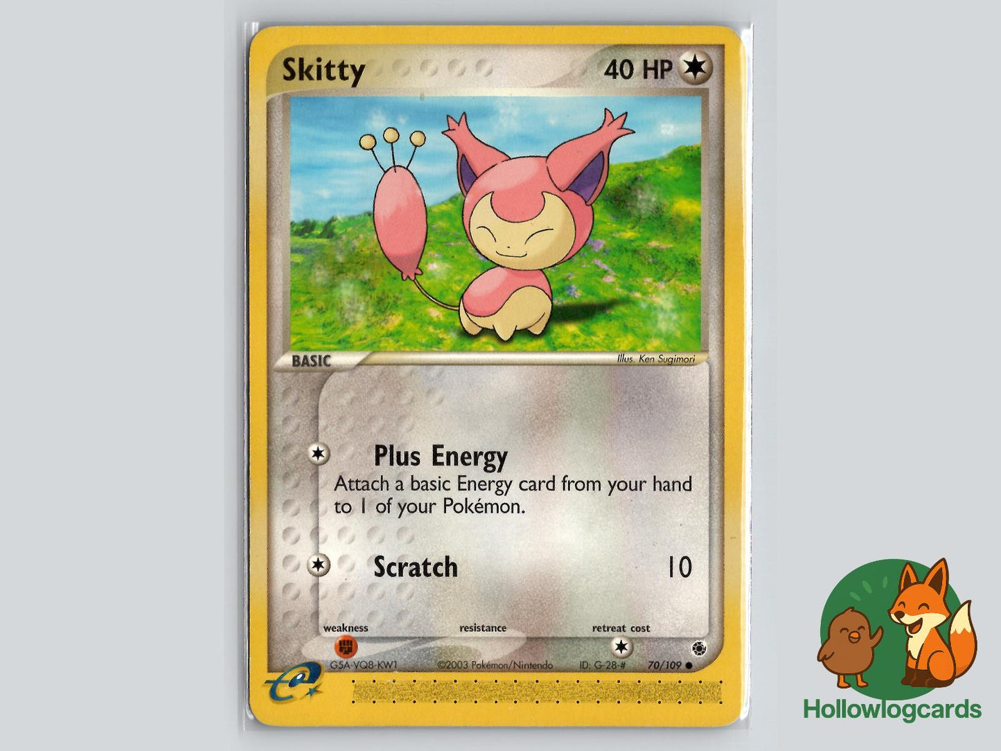 Skitty (70/109) - Ruby & Sapphire Pokémon Card