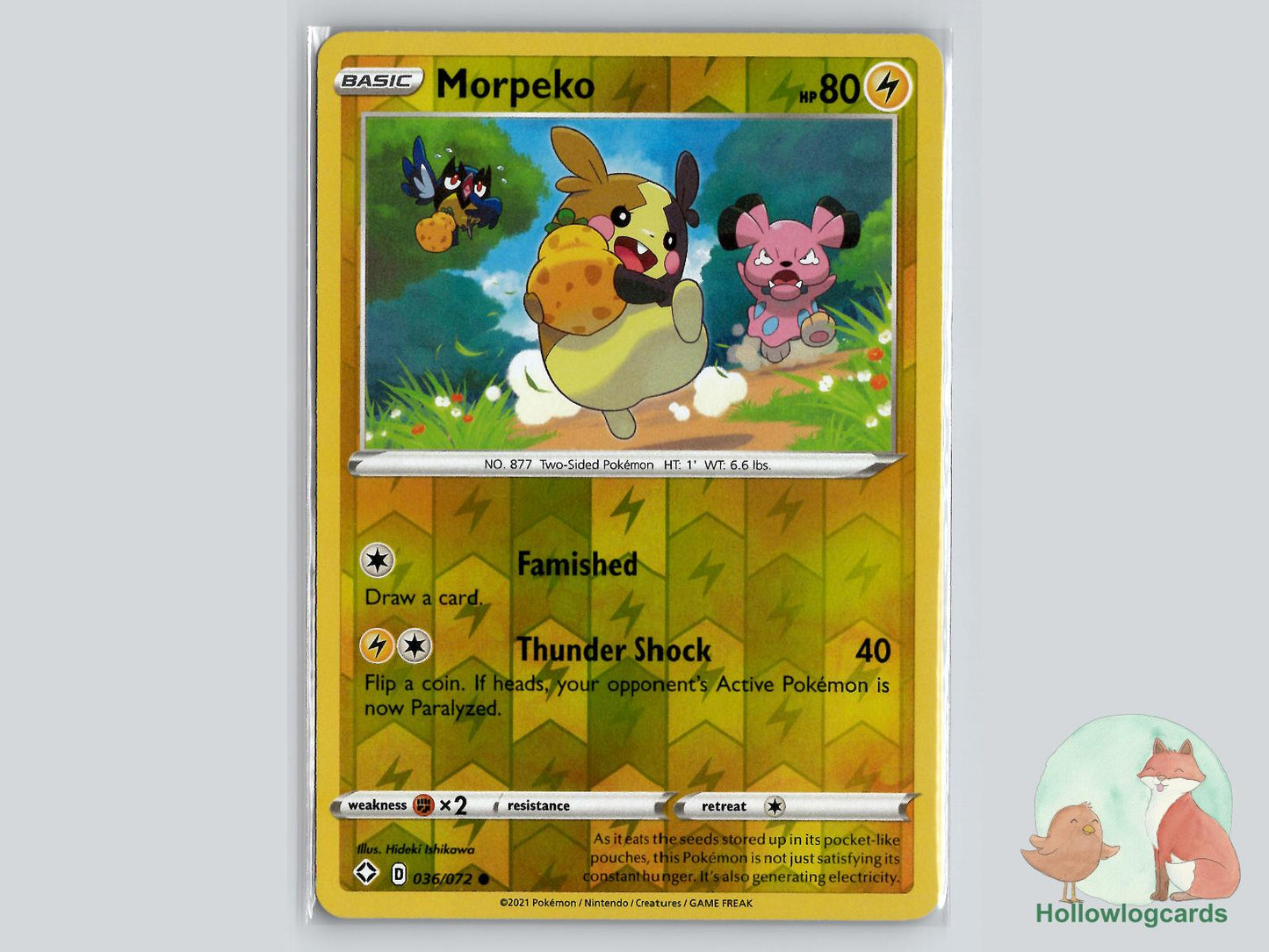 Morpeko (036/072) - Shining Fates Pokémon Card
