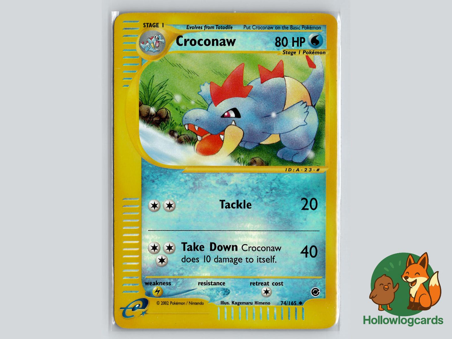 Croconaw (74/165) - Expedition Base Set Pokémon Card