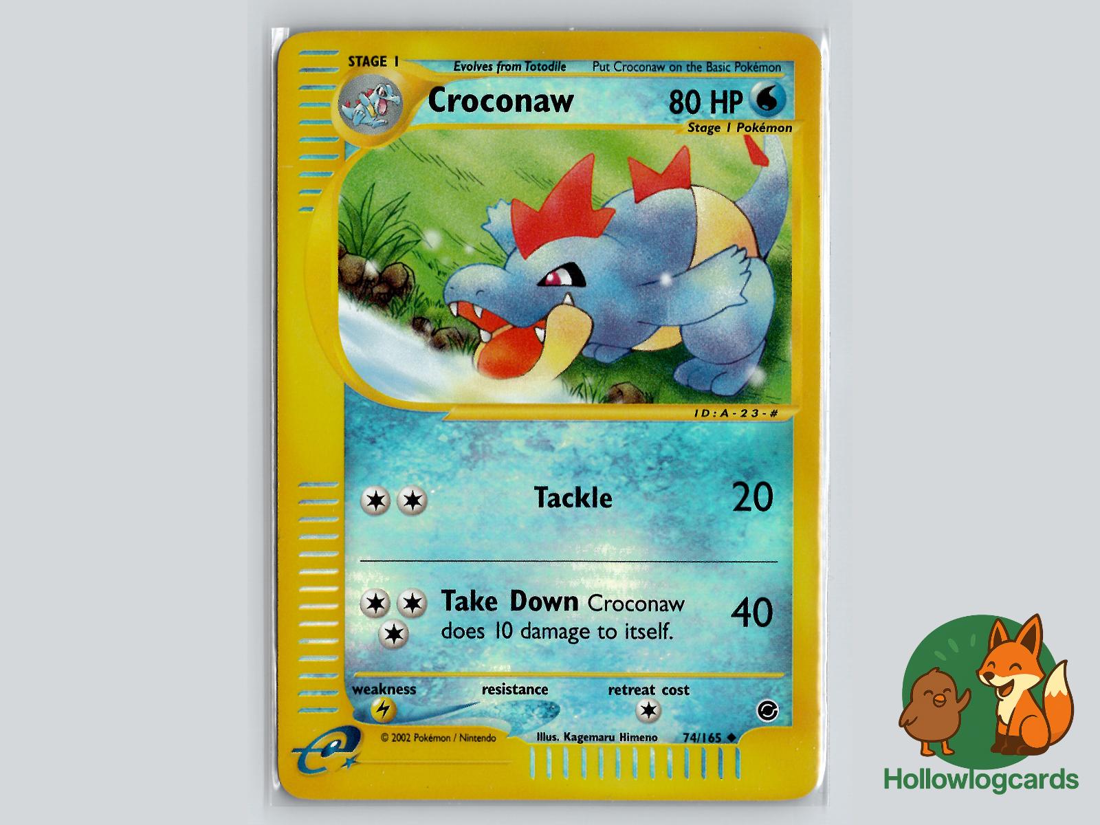 Croconaw (74/165) - Expedition Base Set Pokémon Card