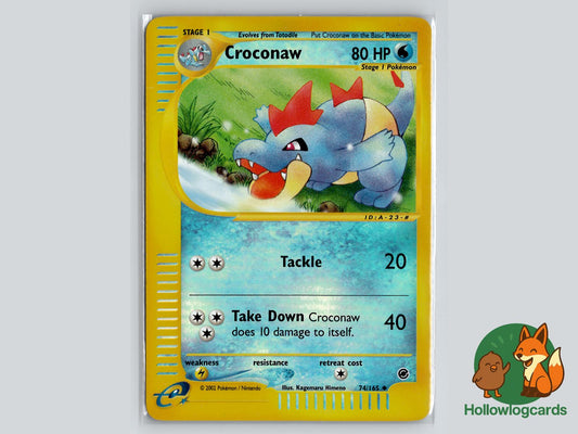 Croconaw (74/165) - Expedition Base Set Pokémon Card