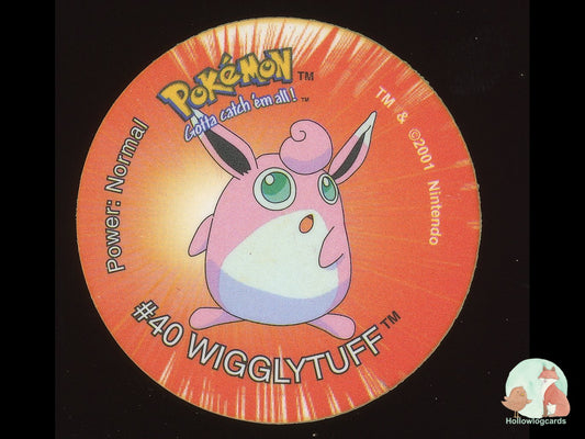 Wigglytuff #40 2001 Pokémon Tazo - Heavily Played HP