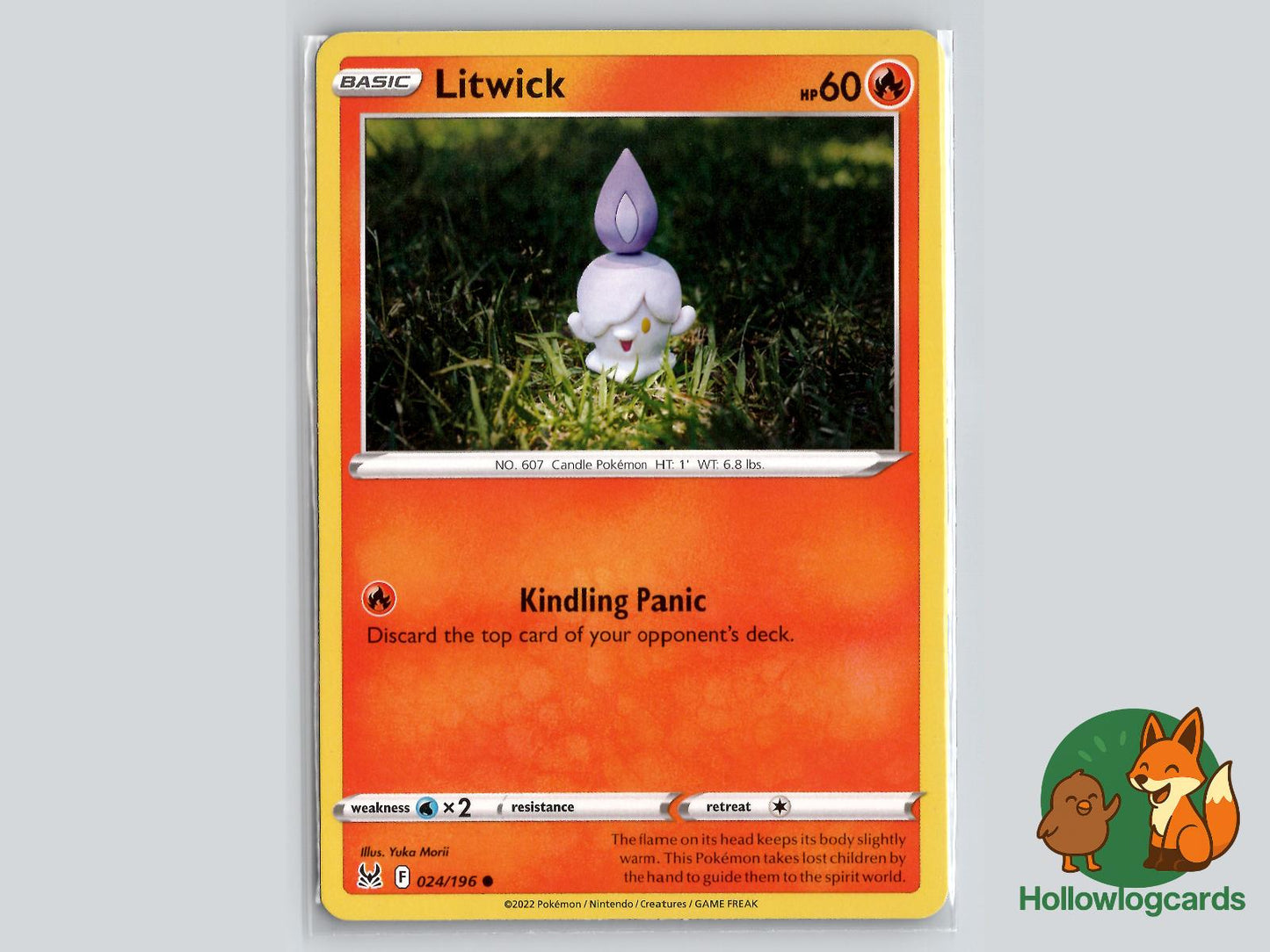 Litwick (024/196) - Lost Origin Pokémon Card