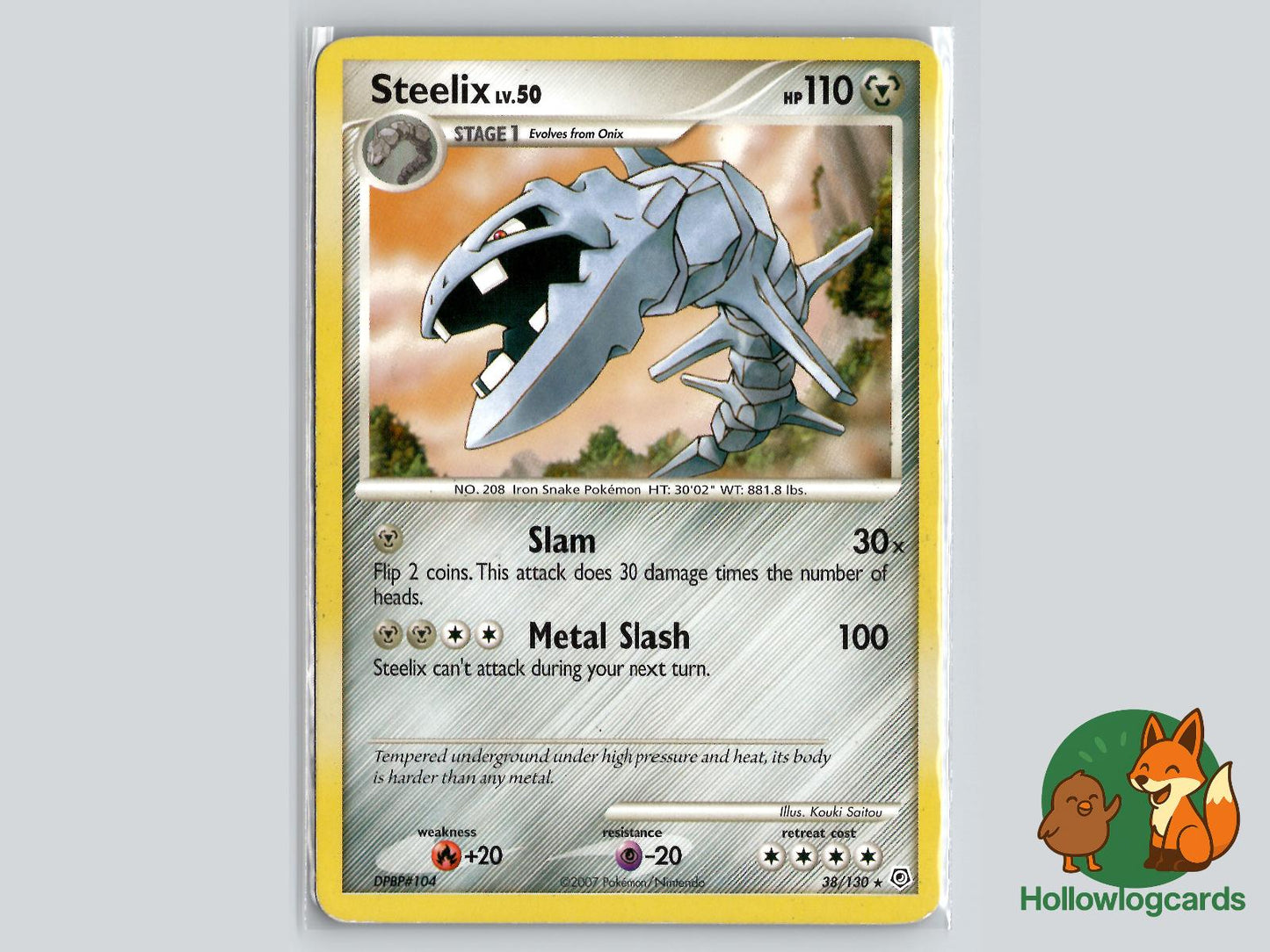 Steelix (38/130) - Diamond & Pearl Pokémon Card