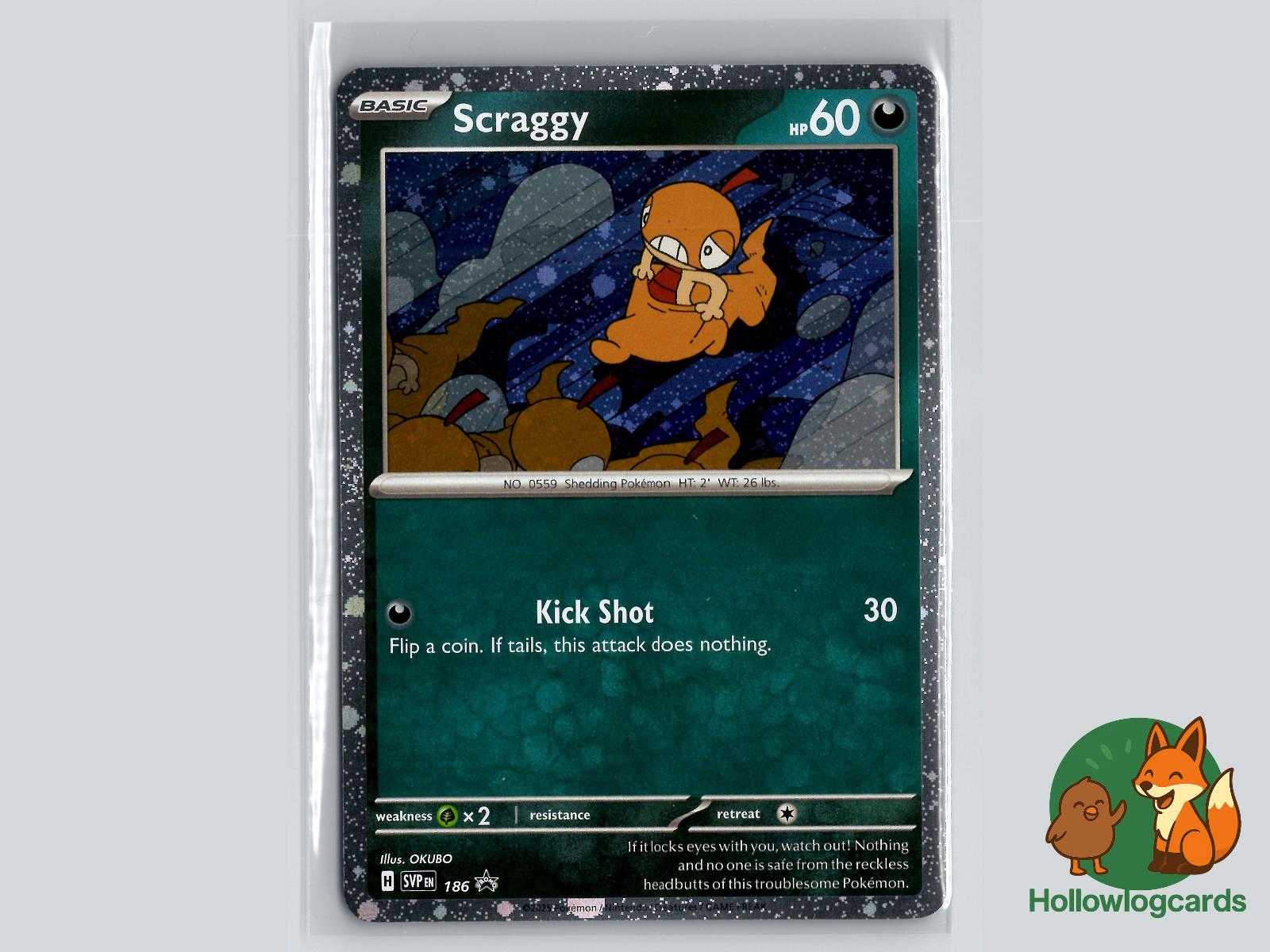 Scraggy (186) - Scarlet & Violet Pokémon Card