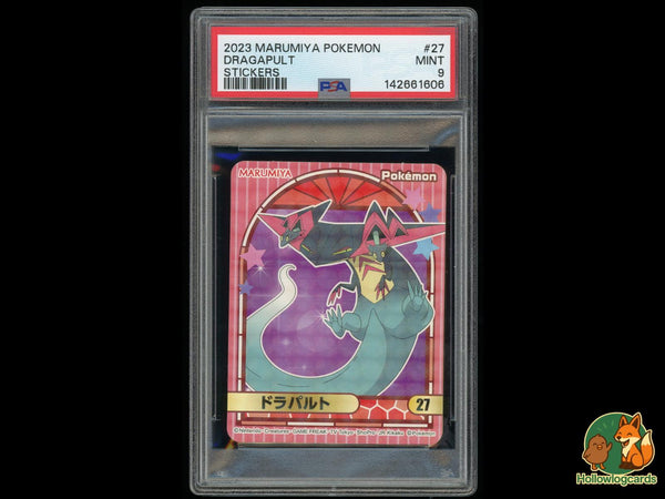 Graded Dragapult (27) Marumiya Stickers - PSA 9