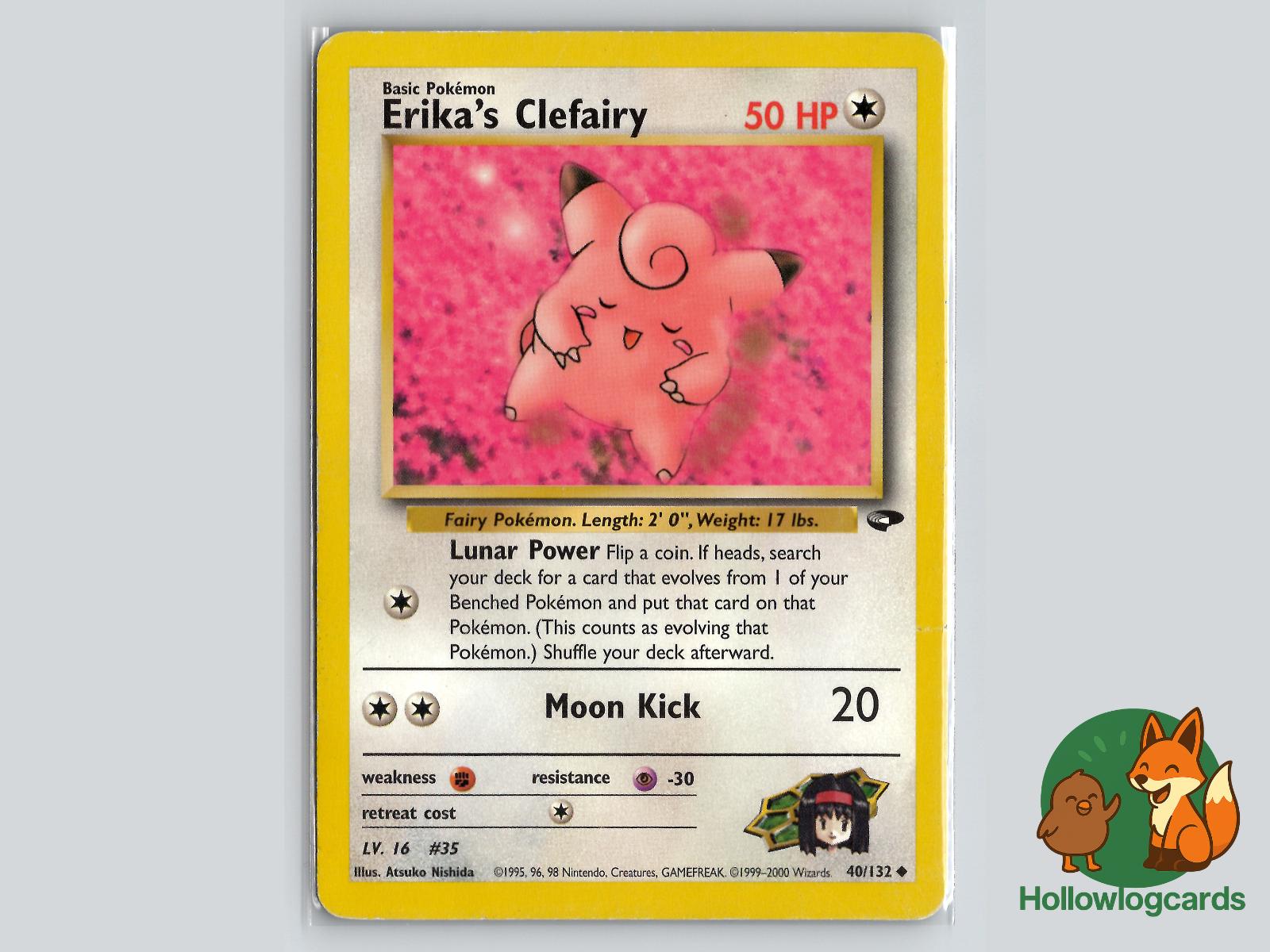 Erika's Clefairy (40/132) - Gym Challenge Pokémon Card
