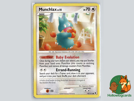 Munchlax (70/111) - Rising Rivals Pokémon Card