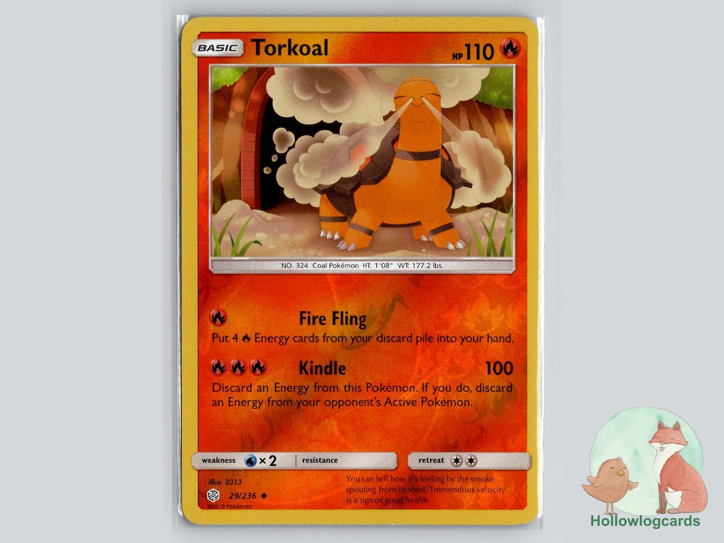 Torkoal (29/236) - Cosmic Eclipse Pokémon Card