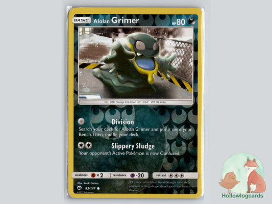 Alolan Grimer (83/147) - Burning Shadows Pokémon Card