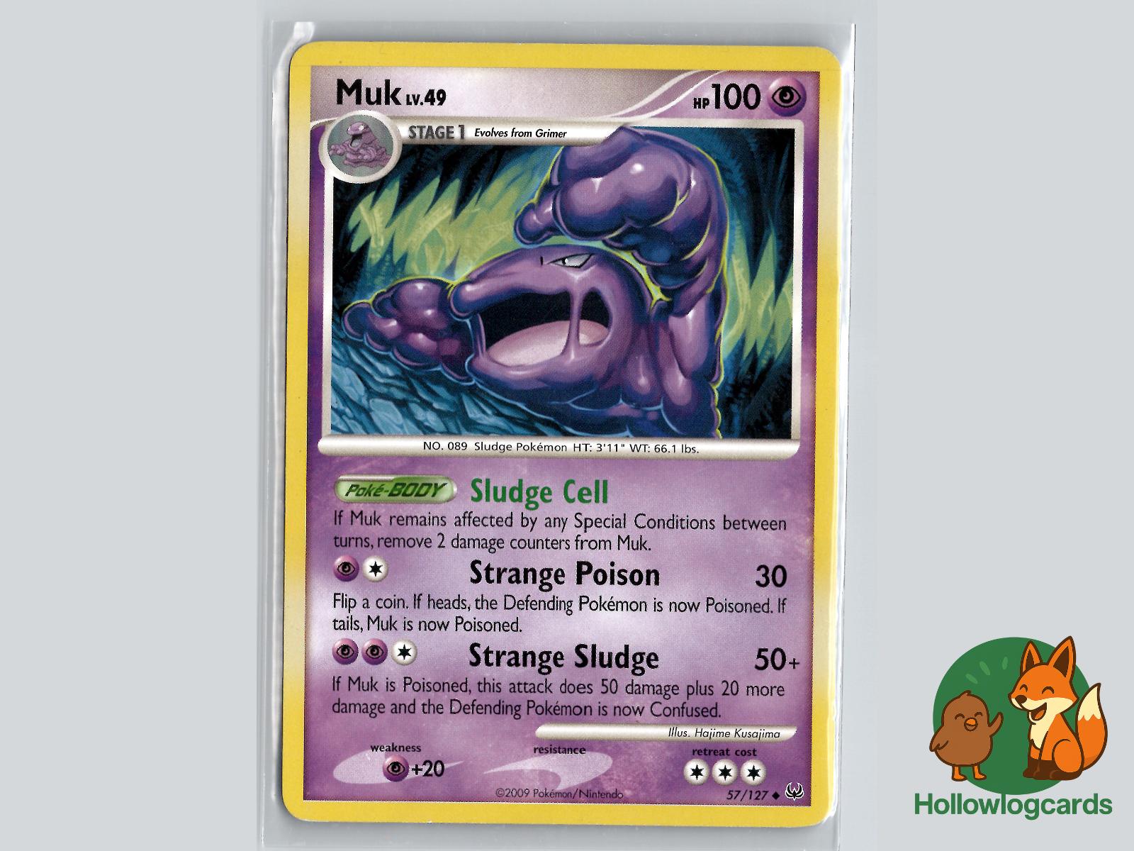 Muk (57/127) - Platinum Pokémon Card