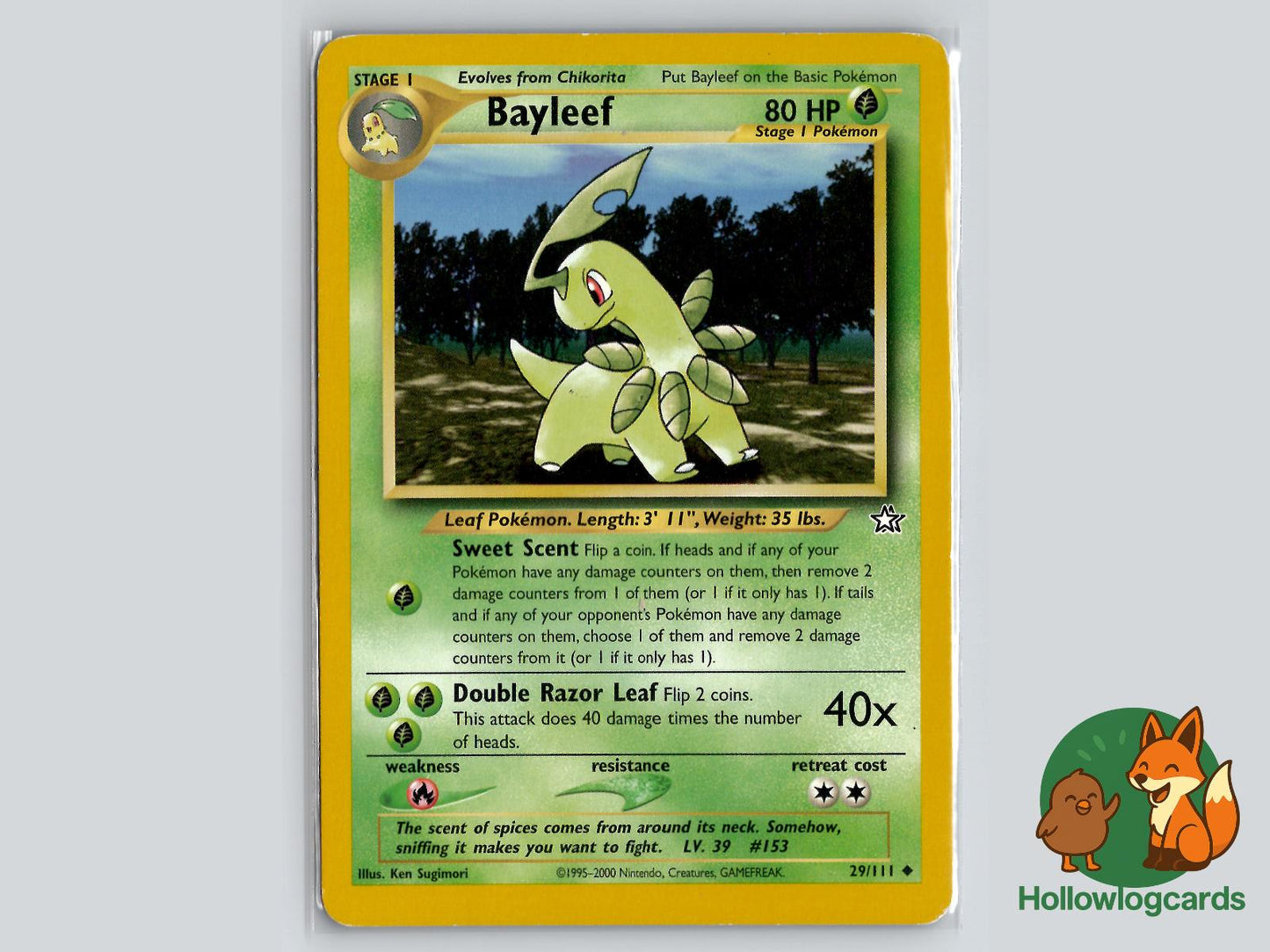 Bayleef (29/111) - Neo Genesis Pokémon Card