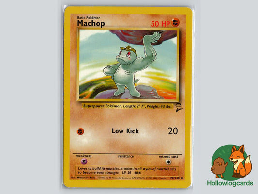 Machop (78/130) - Base Set 2 Pokémon Card