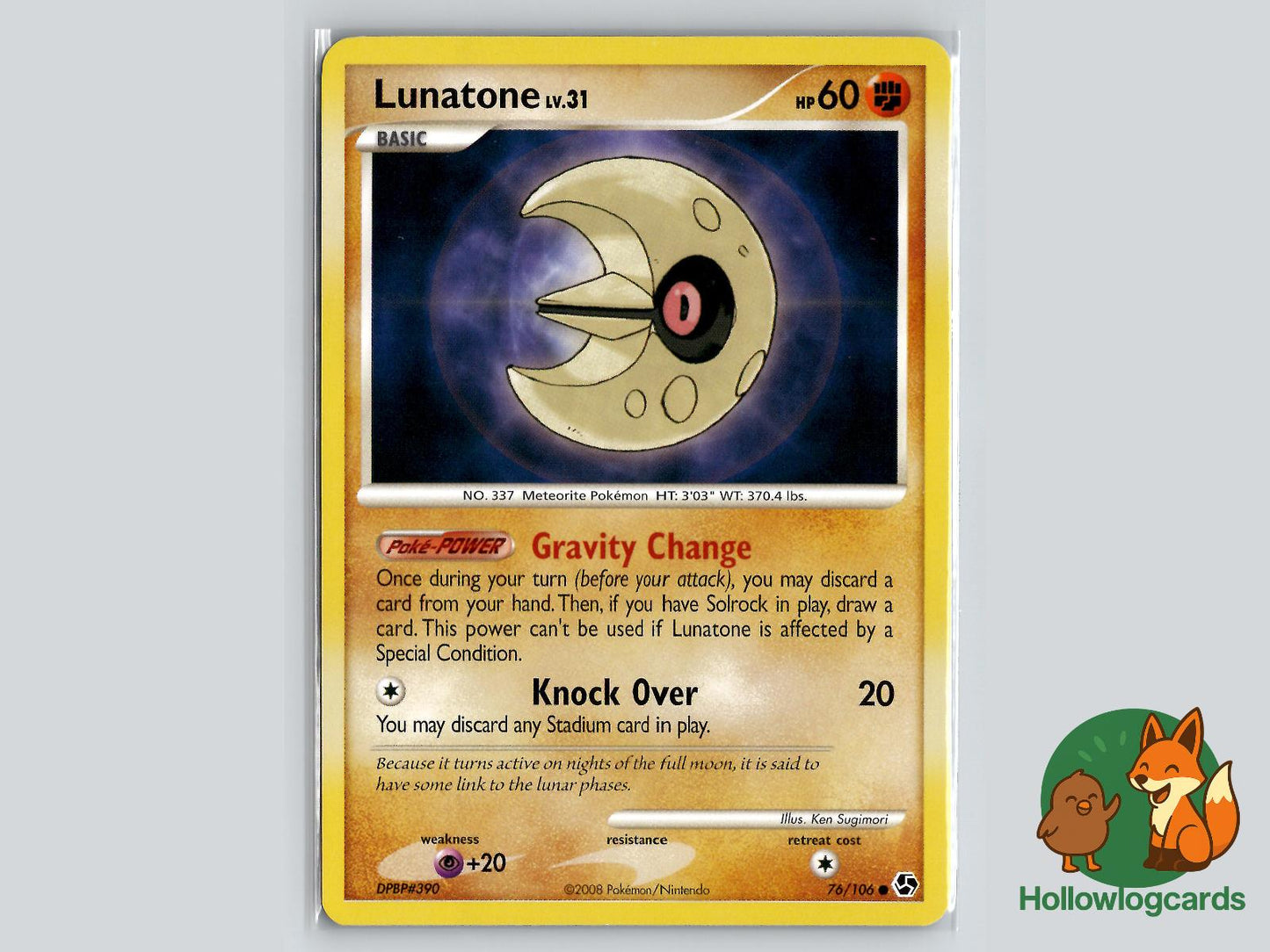 Lunatone (76/106) - Great Encounters Pokémon Card