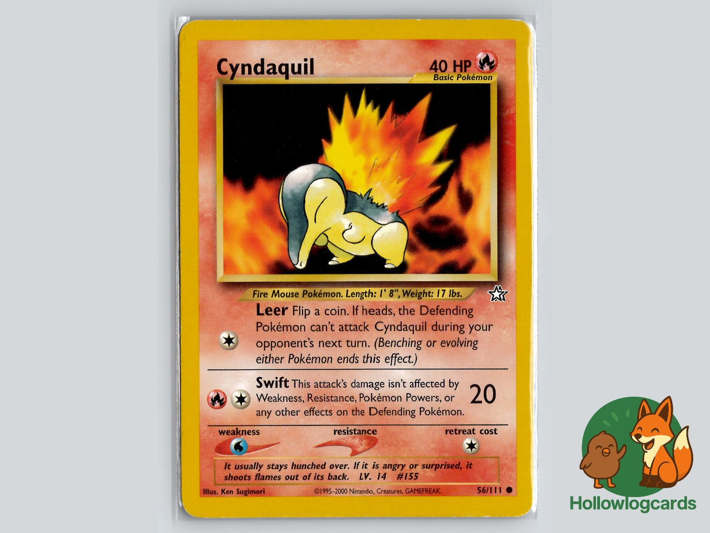 Cyndaquil (56/111) - Neo Genesis Pokémon Card