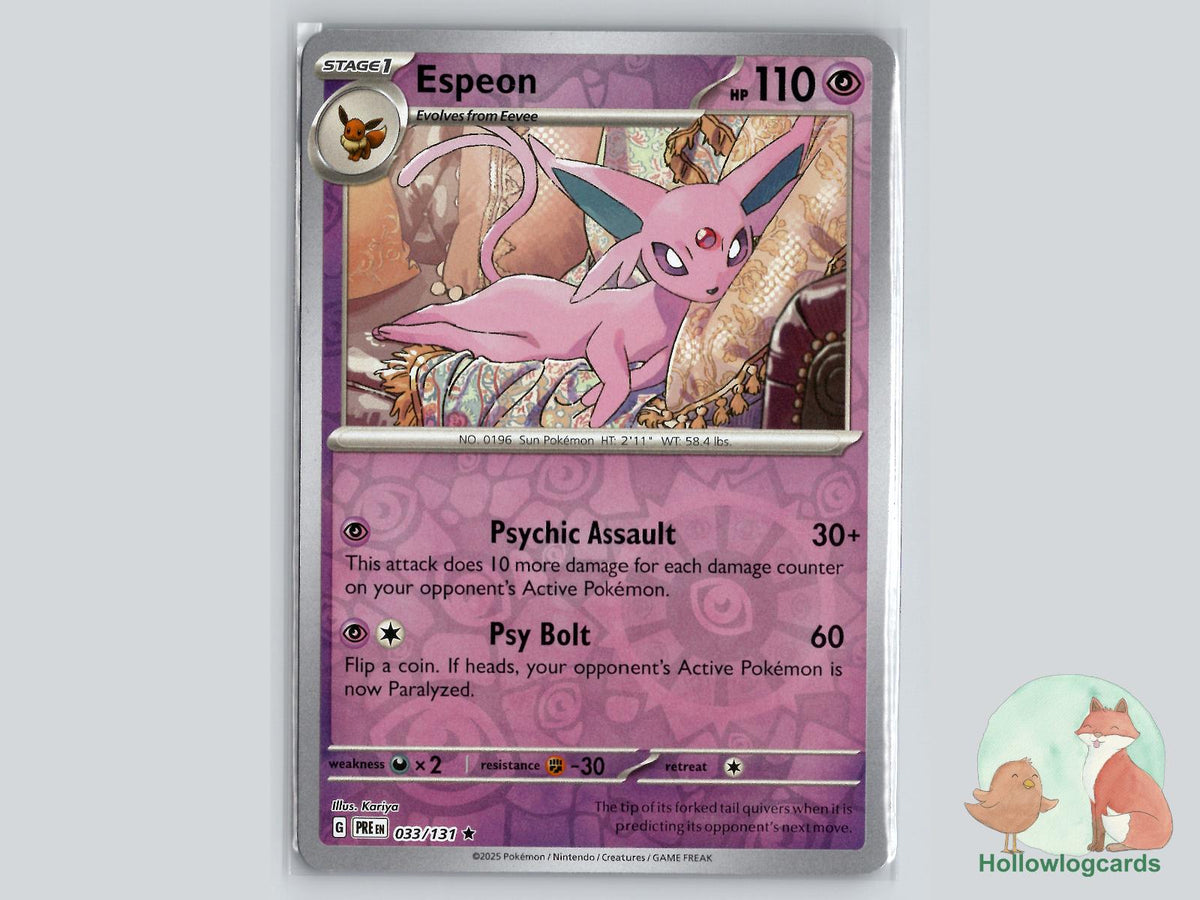 Espeon (033/131) - Prismatic Evolutions Pokémon Card