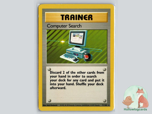 Computer Search (71/102) - Base Pokémon Card